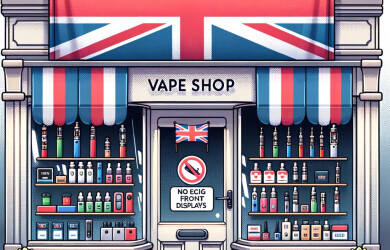 Nouvelle réglementation au Royaume-Uni : Les devantures des magasins doivent être débarrassées des cigarettes électroniques