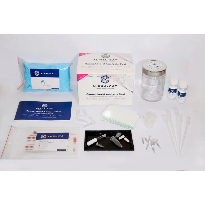 Kit de test régulier de cannabinoïdes (40 tests de puissance de THC)
