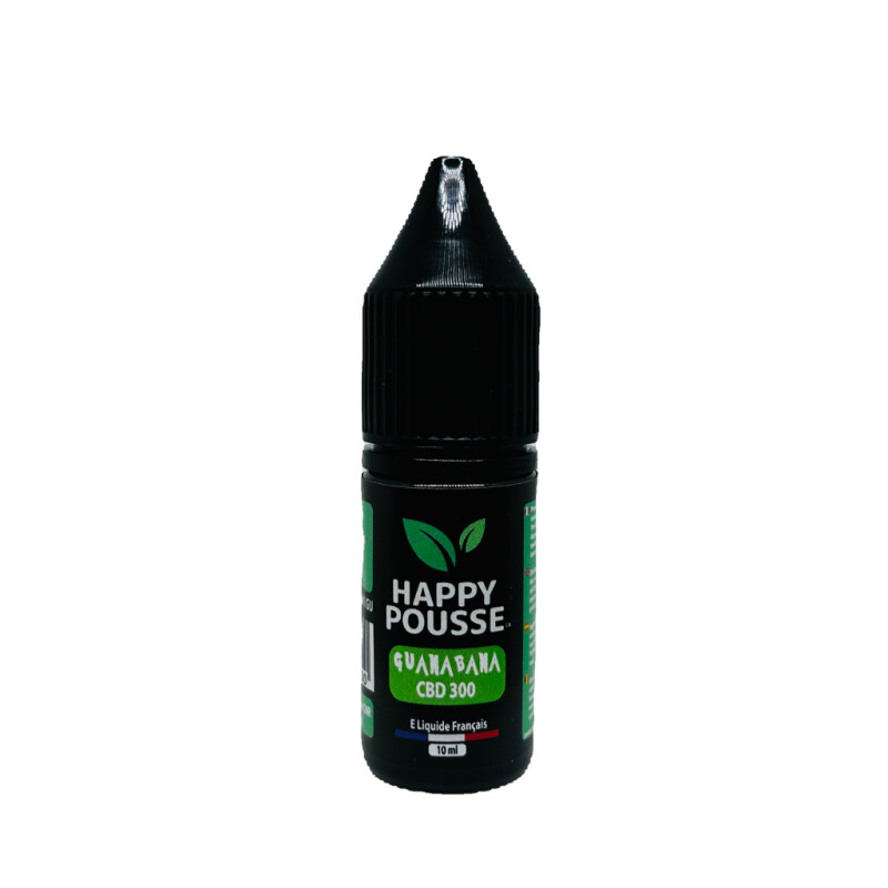 Fiole 10ML E-liquide Arome 300 mg de CBD Happy Pousse