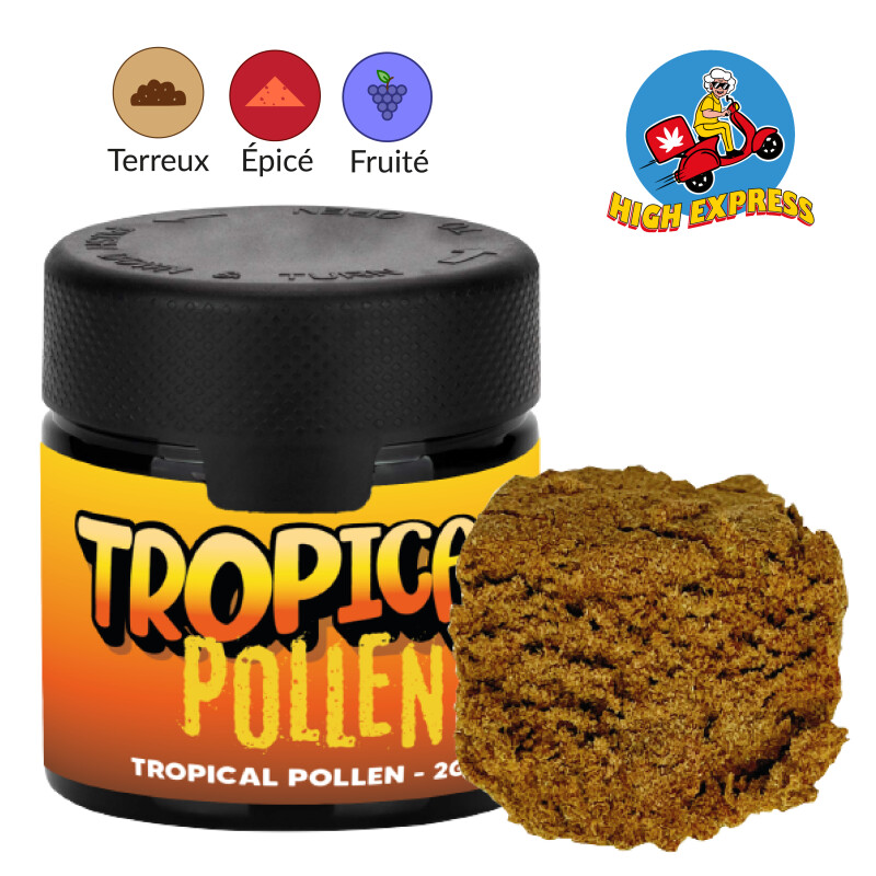 TROPICAL POLLEN - Pollen de CBD 2 grammes -  HIGH EXPRESS