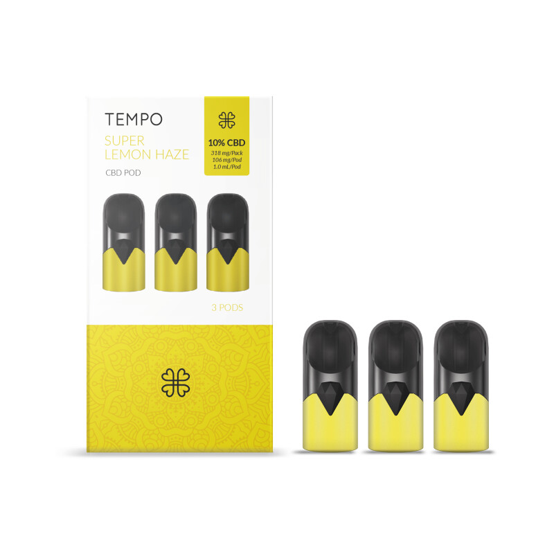 Cartouches CBD 3 x 106mg pour Tempo (3 arômes au choix)