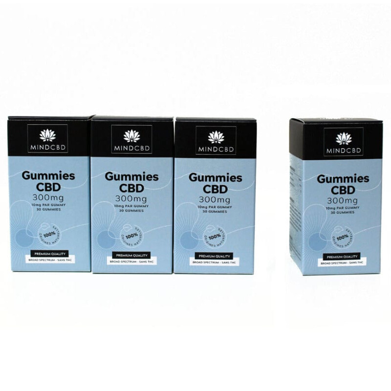 Gummies CBD, Sans THC - Mind CBD