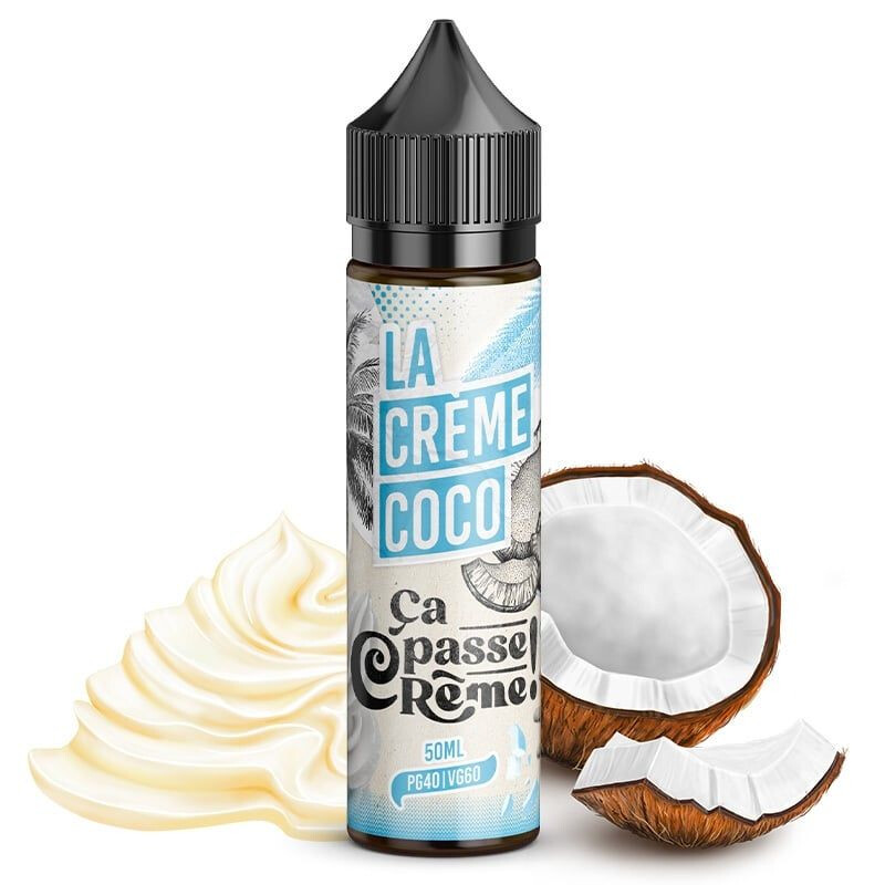 E-liquide boosté en arômes flacon de 70 ml Ça Passe Crème