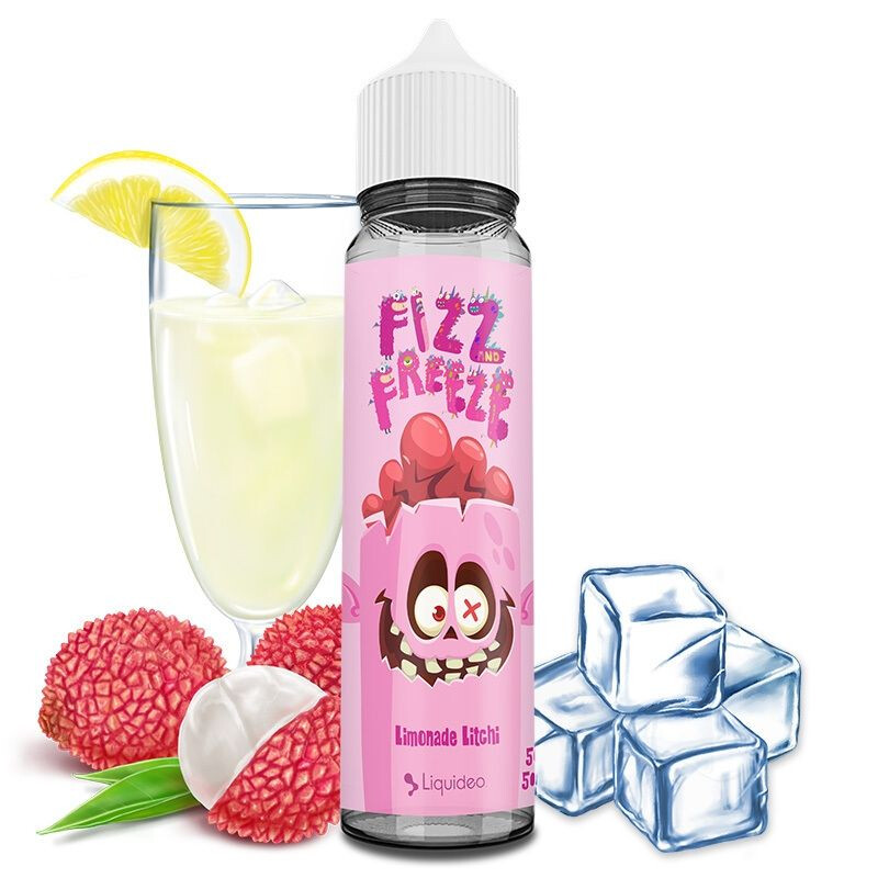 E-liquide boosté en arômes flacon de 60 ml Freeze Liquideo