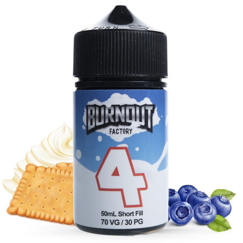 E-liquide boosté en arômes Burnout -flacon de 60 ml