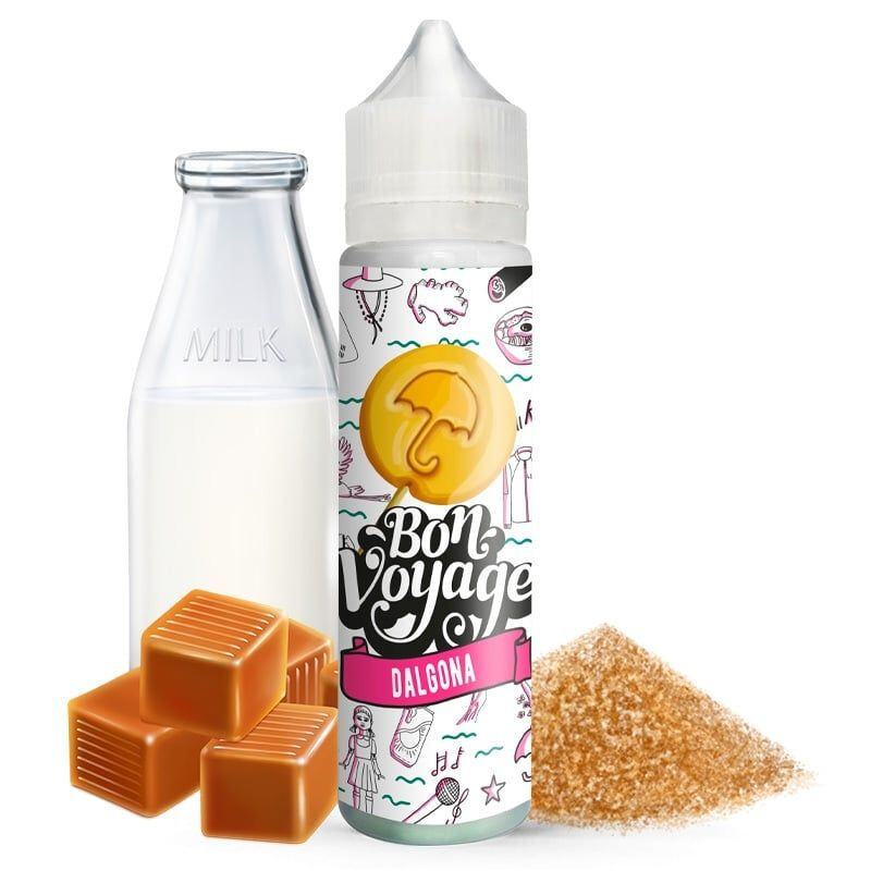 E-liquide boosté en arômes flacon de 60 ml Bon Voyage Le Coq Qui Vape