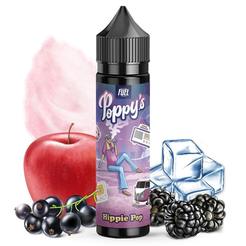 E-liquide boosté en arômes flacon de 60 ml Poppy's Maison Fuel